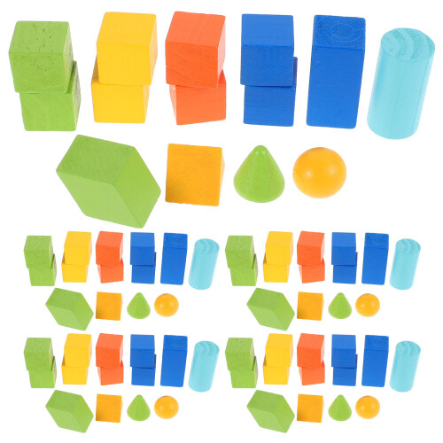 70 Solidi Geometrici Per Aula Giocattoli Educativi Bambini