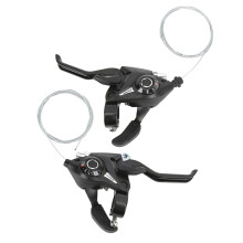 WAKE 24 Speed MTB Road Bike Shifter Brake Levers 3X8 3x8 with Cable Disc