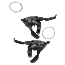 WAKE 3X7 Speed Bicycle Shifters and Disc Brake Levers Set