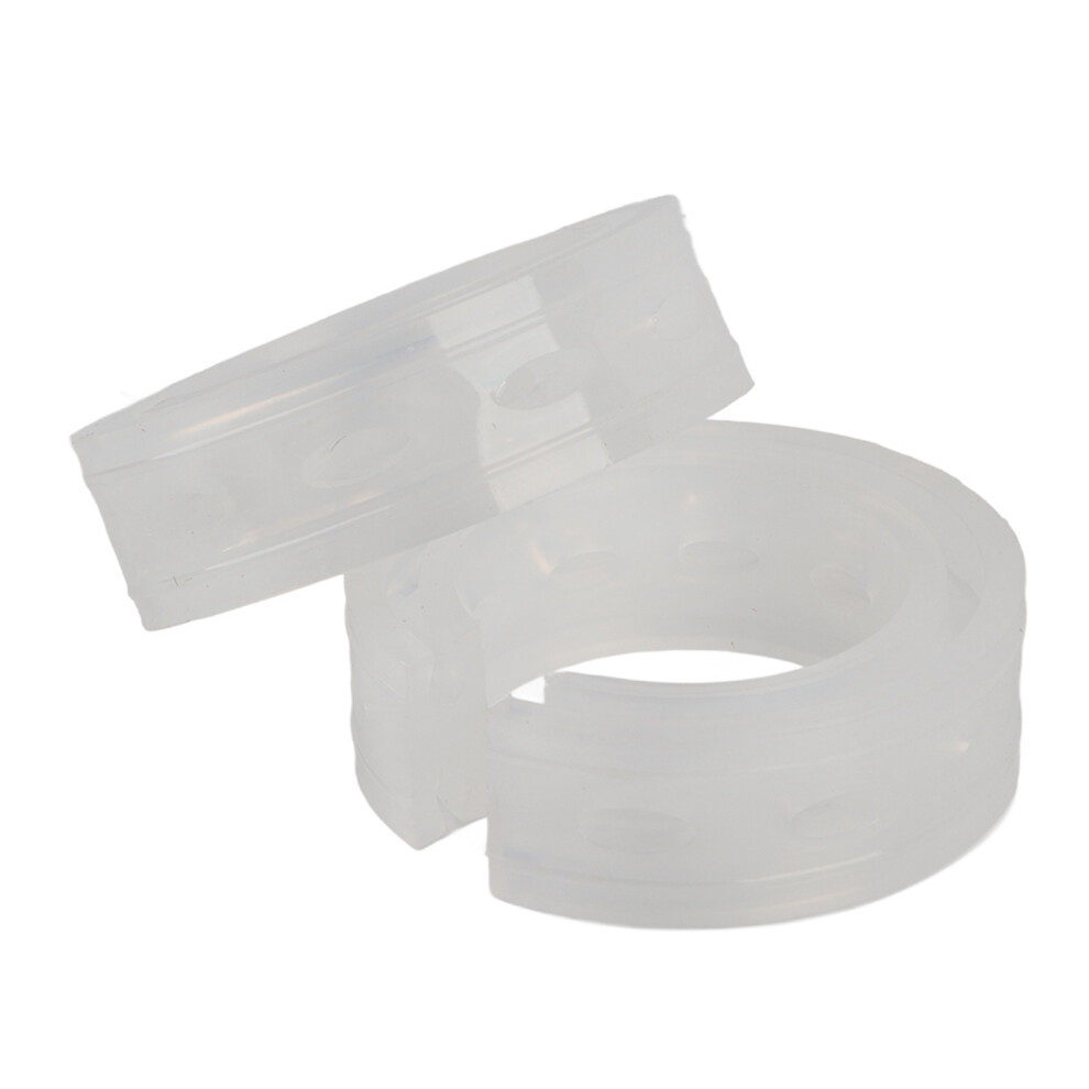 Transparent Car Shock Absorber Retainers 2Pcs Tpe Spring Buffer Type F 5031358491962