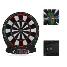 Elektronisches Dartboard mit LCD-Punktestandanzeige und 6 Darts für Zielspaß