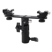 Photography Flash Umbrella Holder with 1/4 & 3/8 Base Socket