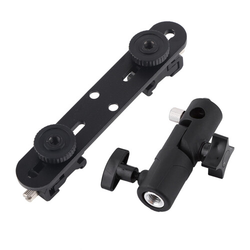 Photography Flash Umbrella Holder with 1/4 & 3/8 Base Socket 1