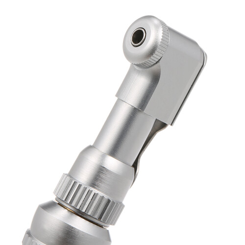 Dental Low Speed Handpiece Contra Angle, Silver, 8x2cm 2