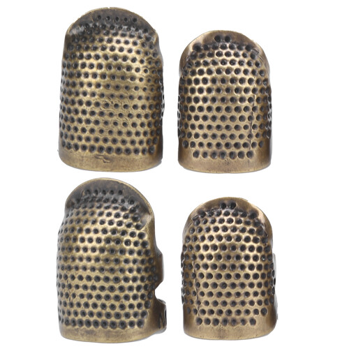 Copper Sewing Thimble Finger Protector for Durable Needlework 015