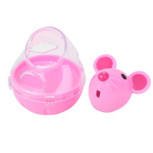 Pink Pet Slow Food Spender für Katzen & Hunde – Auslaufsicherer Ballspielzeug 500ml