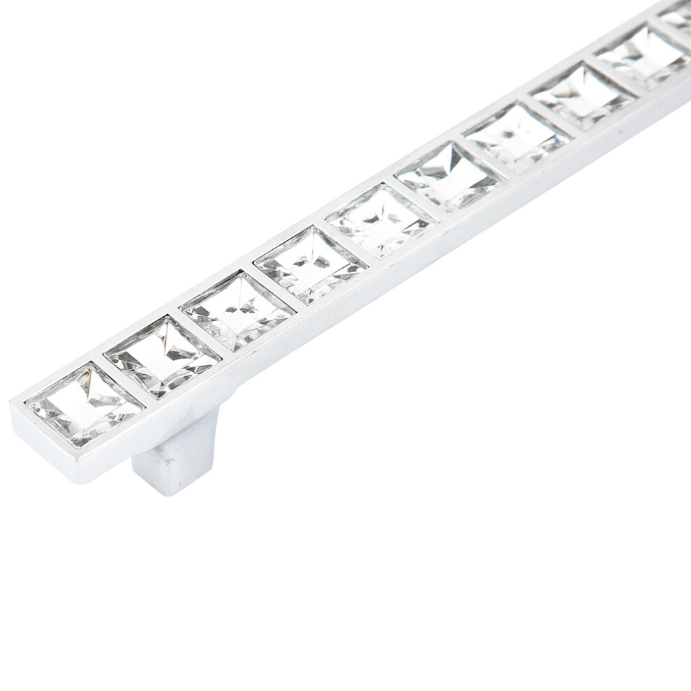 Sleek 6715 Crystal Handle Pull 5.0In Zinc Alloy For Wardrobe Use 4911358496123