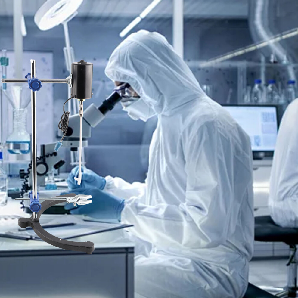 100W Electric Overhead Stirrer Mixer, Variable Speed, Lab Use-image-OPC-PMS9P6S-NEW