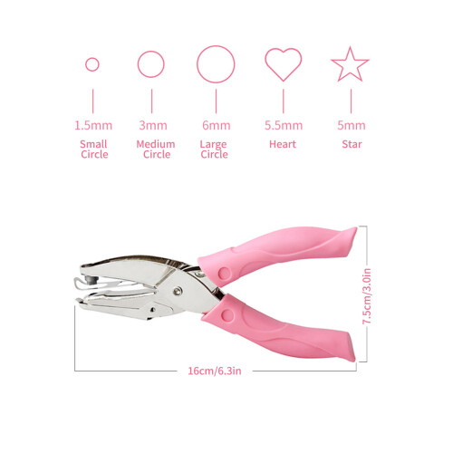tenwin Handheld-Einlochstanzer, Einzellochstanzer,