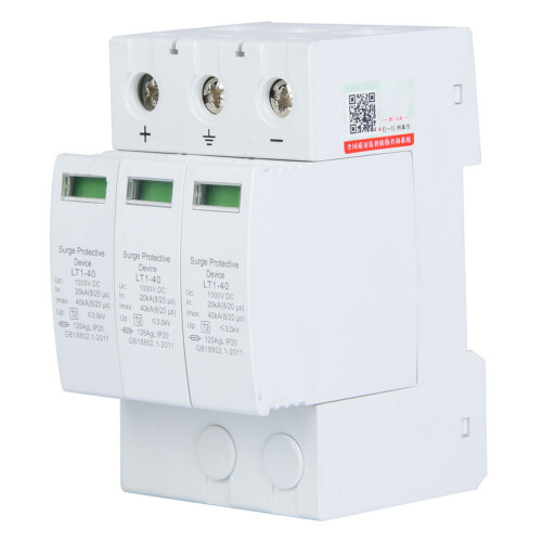3P 40KA Surge Protector - Fireproof Anti-Corrosion Easy Install 1