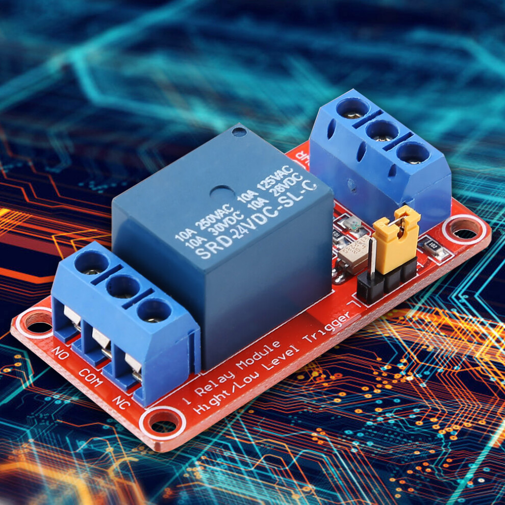 Single Channel Optocoupler Relay Board 24V Trigger High & Low Activation 5061358498500