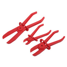 3-teiliges Nylon-Schlauchklemmen-Werkzeugset, Rot, Größen 155mm-255mm