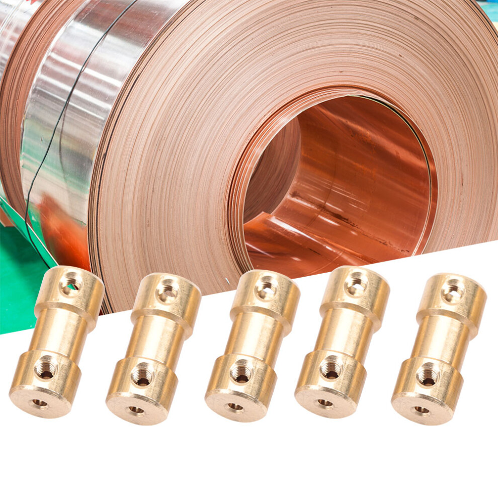 5Pcs Copper Sleeve Coupling For Motors 2.3-4.0Mm Shaft Transfer Joint 9411358499704