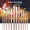 12-teiliges Pinselset, flache Shader-Pinsel mit 1