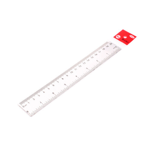 1 Stück 20 cm/8 Zoll transparentes 1