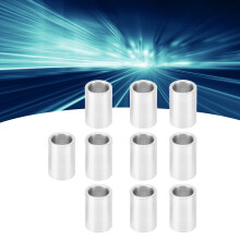 Set da 10 pezzi Distanziatore guarnizione in lega di alluminio anodizzato Ø8ID6mm