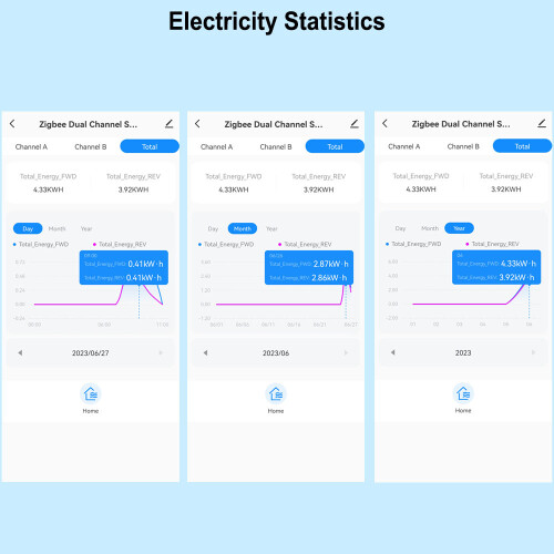 Tuya ZiGBee Intelligenter Energiezähler 1
