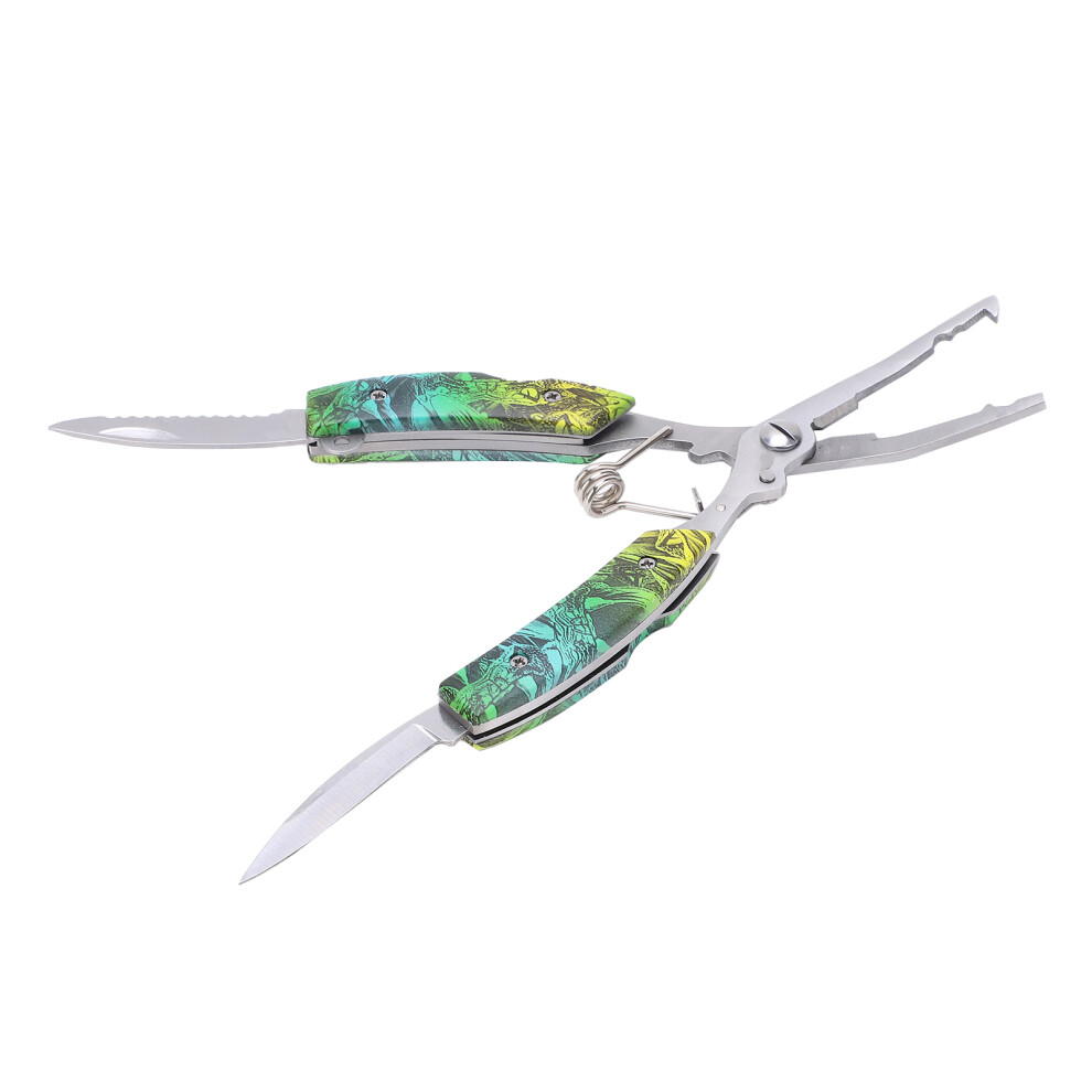 Stainless Steel Multifunction Fishing Pliers, 137g, 2 Blades-image-OPC-PMS9WMX-NEW