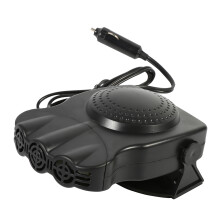 12V 150W Car Heater & Fan for Demisting & Cooling, Adjustable, Black