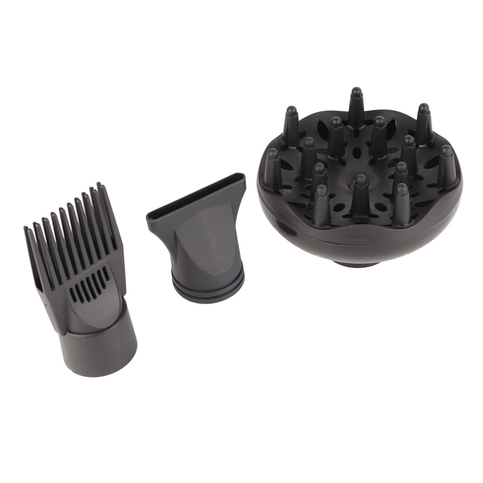 Universal Hair Dryer Nozzle Comb Set Ideal for Curly Hair Styles
