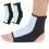 Breathable Muay Thai MMA Ankle Support Wraps, L Size Grey 1