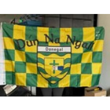 Ireland County DONEGAL 5 x 3 ft CHEQUERED Flag Crest English & Irish