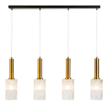 Visconte Hugo Ceiling Pendant 4 Light - Black