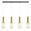 Visconte Hugo Ceiling Pendant 4 Light - Black 1
