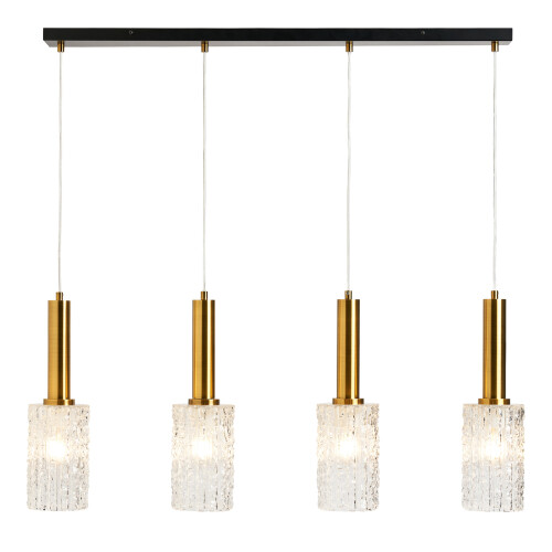 Visconte Hugo Ceiling Pendant 4 Light - Black