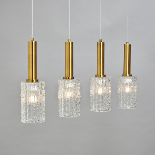 Visconte Hugo Ceiling Pendant 4 Light - Black 2