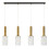 Visconte Hugo Ceiling Pendant 4 Light - Black 6