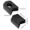 4 pezzi copri-pedivella in silicone nero 11