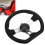 Volante da kart 270 mm, nero 150cc-250cc 15