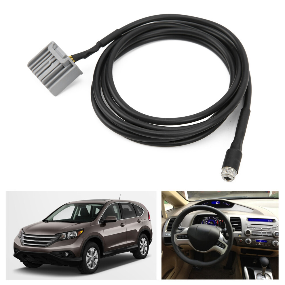 Car Audio Aux Cable 3.5Mm Jack Replacement For Honda Civic Crv - Radio Adapter 4241358513804