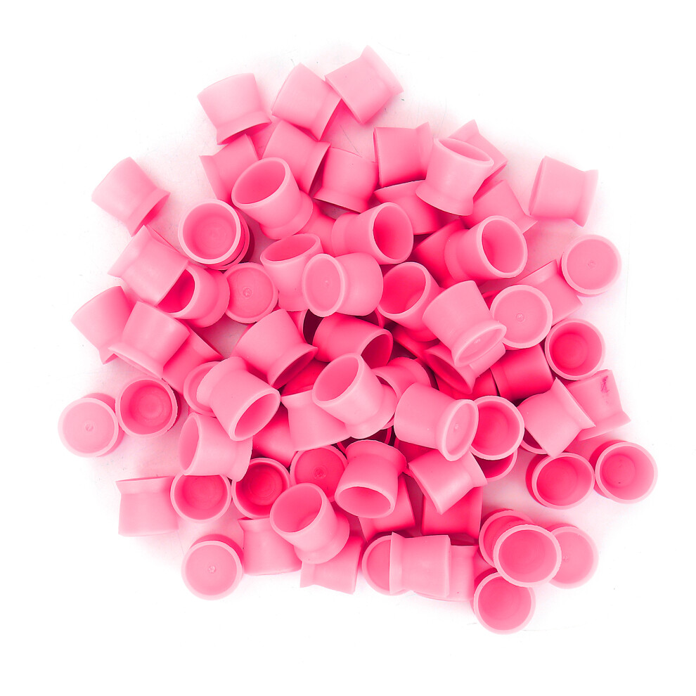 300pcs Food Grade Silicone Tattoo Pigment Cups for Eyebrows Lip Eyes