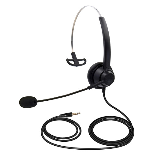 3,5 mm kabelgebundenes Computer-Headset mit 2