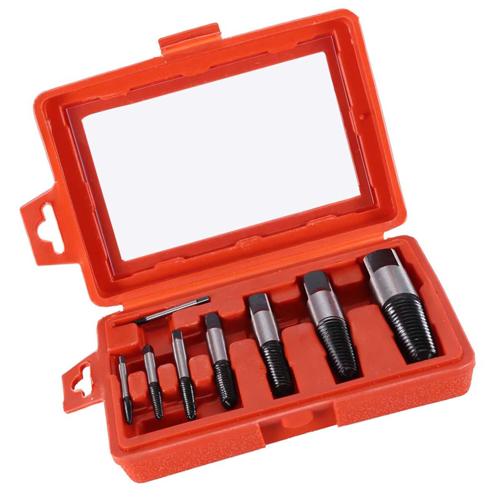 8Pcs Water Pipe Screw Extractor - Durable Easy Out Tool For Electricians 6921358517344