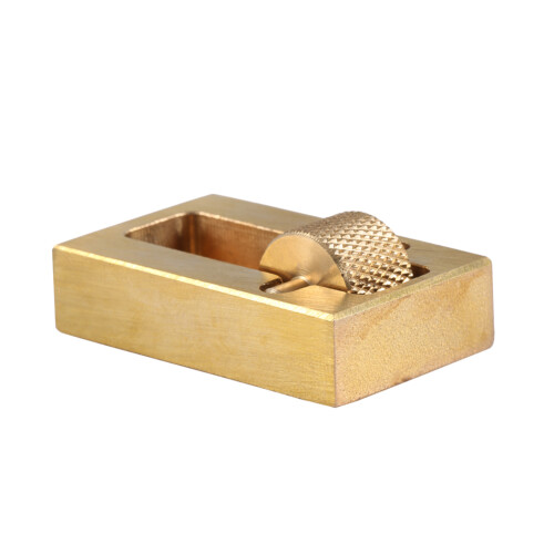 Messing-Leder-Färbeöl-Roller-Box-Anwender - DIY-Bastelwerkzeug mit Ersatz-Roller 2