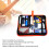 Guitar Maintenance Tool Bag Orange Portable Storage Case with Multiple Pockets 6