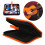 Guitar Maintenance Tool Bag Orange Portable Storage Case with Multiple Pockets 15