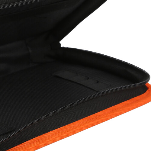 Guitar Maintenance Tool Bag Orange Portable Storage Case with Multiple Pockets 2