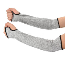 Stufe 5 Schnittfeste Armschlinge 36cm Schutz gegen Verbrennungen & Abrieb Grau