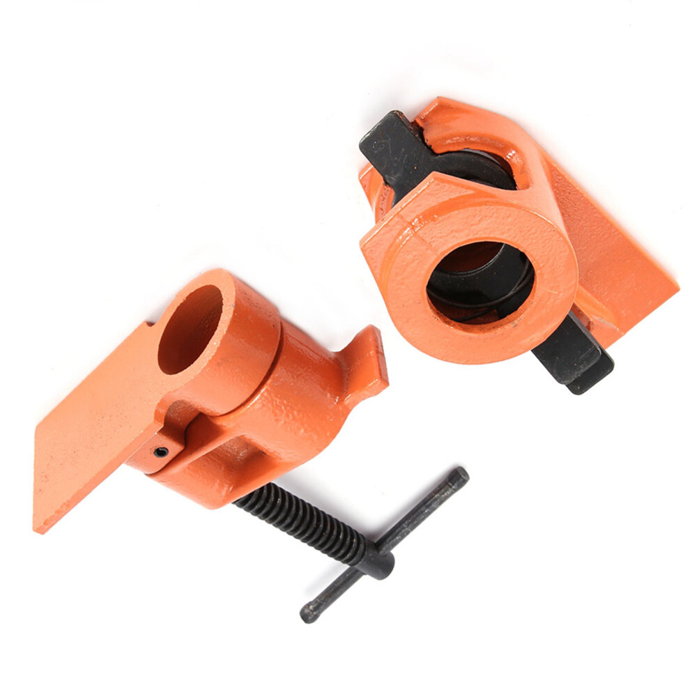 Durable Cast Iron 1" Pipe Clamp Jaws For Woodworker's Bench 6931358519712