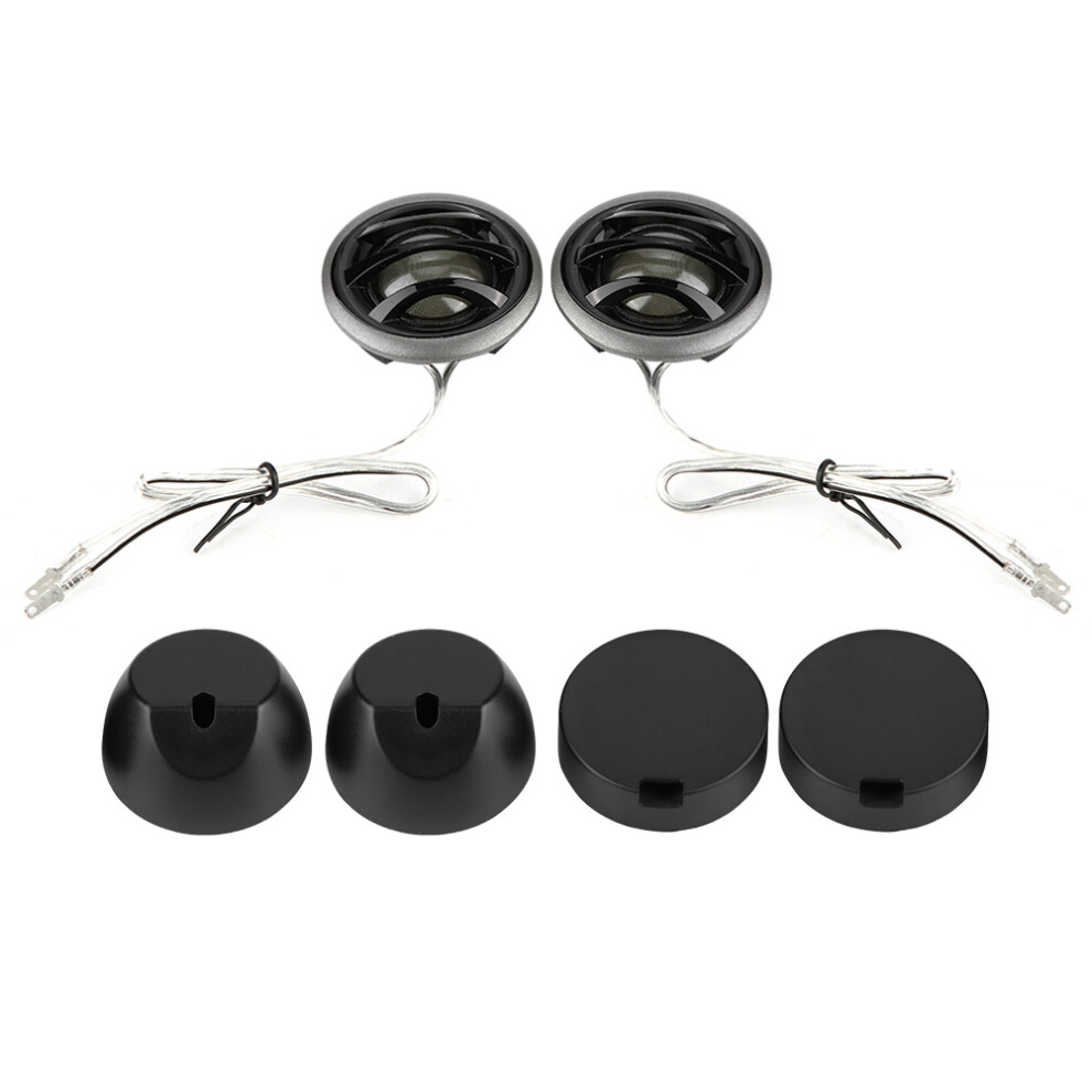 150W Car Mini Loud Audio Horn Tweeter 22Mm Pair Black 9331358520447