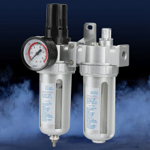 1 Stück Luftkompressor-Öl-Wasserfilter & Druckregler mit Feuchtigkeitsfalle