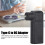Type-C to DC Adapter 65W 90 Tilt Elbow PD Emulator for Laptops & Tablets 12