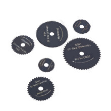 HSS Mini-Kreissägeblatt-Set 6 Größen, langlebiger Stahl, präziser Schnitt