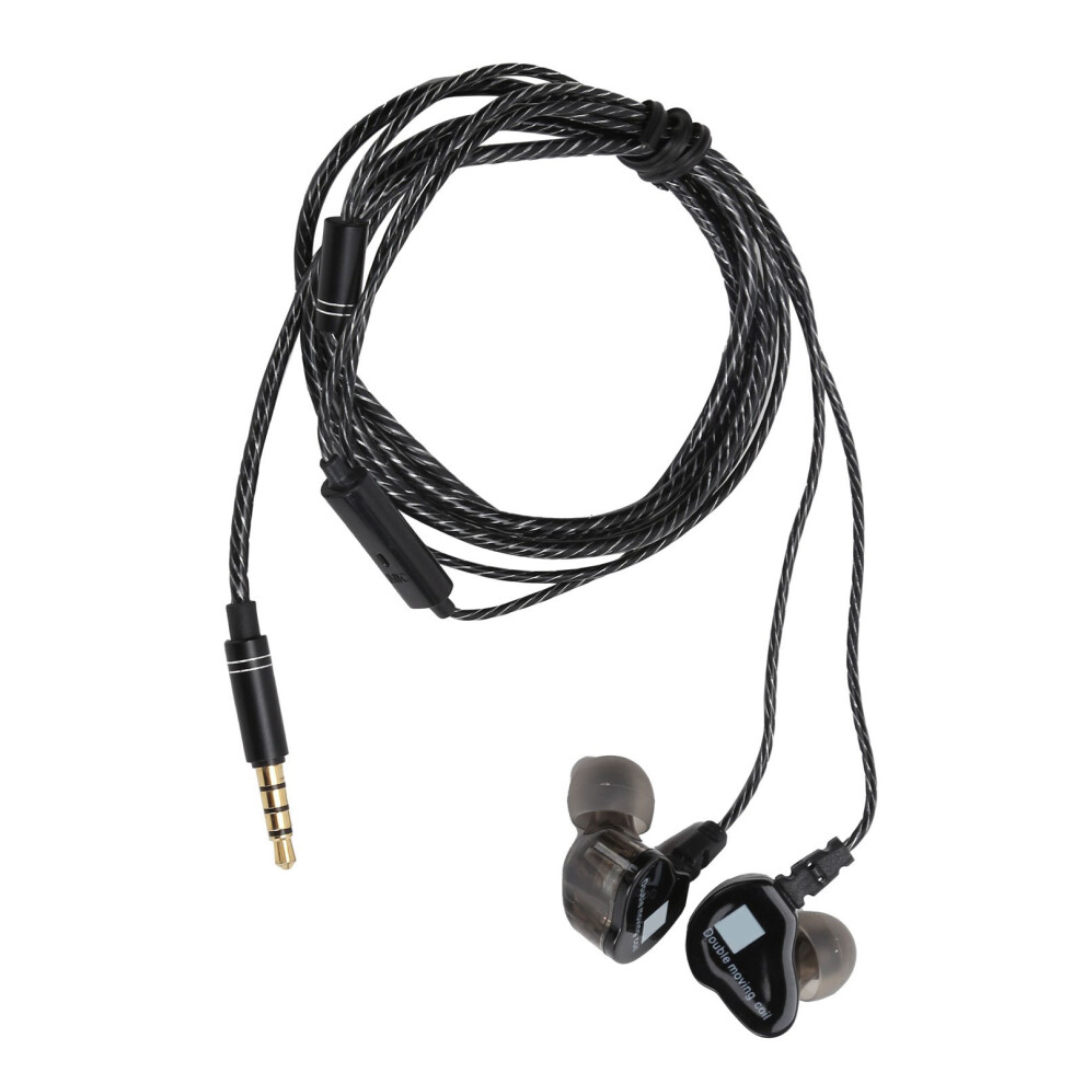 Wired Deep Bass Hifi Earphones Quadcore Dual Dynamic Drivers, 3.5Mm Plug 8491358529220