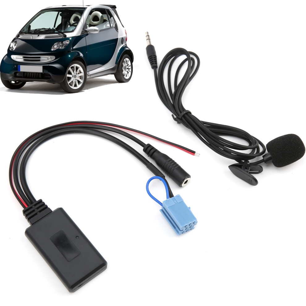 Bluetooth 5.0 Aux Cable With Mic For Smart Fortwo 450, 150Cm 8461358529766