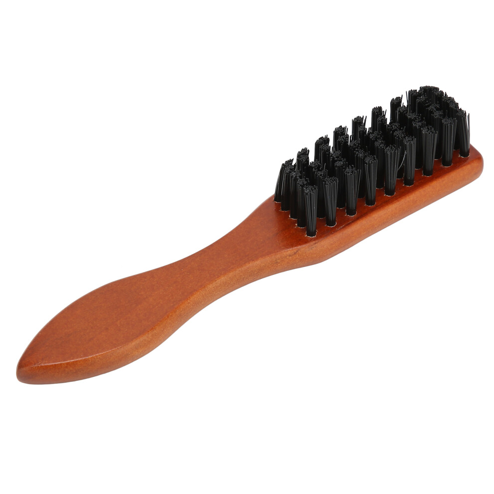 Unisex Professional Retro Oil Hair Beard Neck Duster Brush Â Composite Wood